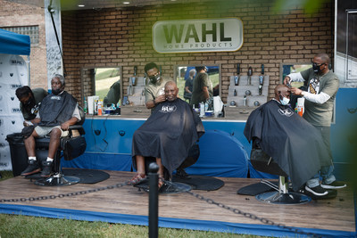 The Wahl mobile barbershop is a staple of the Sterling, Ill., based company and is used to spread goodwill and good grooming across the country. Wahl was honored to be a part of the Chicago Standdown event, and to provide free grooming services to Chicago-area Veterans in need.