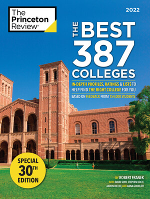 The Princeton Review Has Released "The Best 387 Colleges: 2022 Edition"