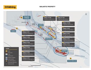 Minière O3 poursuit ses forages intercalaires pour accroître le potentiel des ressources des fosses Marban