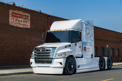 HINO TRUCKS FIRST XL8 FUEL CELL ELECTRIC TRUCK PROTOTYPE