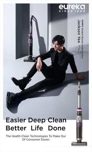 Eureka, il marchio centenario di pulizia professionale, nomina l'idolo asiatico Jackson Yee come principale ambasciatore globale