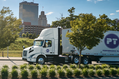Performance Team – A Maersk Company, has placed an order for 16 Volvo VNR Electric trucks—the largest order of the zero-tailpipe emission model to date. The VNR Electric model from Volvo Trucks North America is the first battery-electric Class 8 truck in Performance Team’s fleet, which will be on the road by end of year.