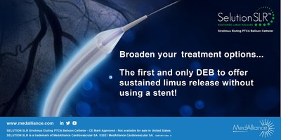 MedAlliance Announces First Patient Enrolled in the 3,300 Patient Landmark Sirolimus DEB vs DES Study