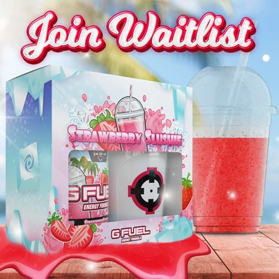 G FUEL, The Official Energy Drink of Esports®, and ONE_shot_GURL, a popular streamer, YouTuber, and content creator, are running duos to bring you ONE_shot_GURL's first G FUEL flavor: Strawberry Slushie. The new G FUEL flavor is inspired by ONE_shot_GURL's favorite drink, and it has a candied, sweet, and refreshing flavor equal to its namesake. G FUEL Strawberry Slushie is now available for pre-order at gfuel.com while supplies last.