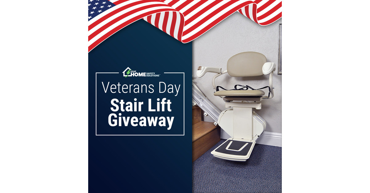 Leaf Home™ to Award a Northeast Ohio Veteran with Stair Lift for