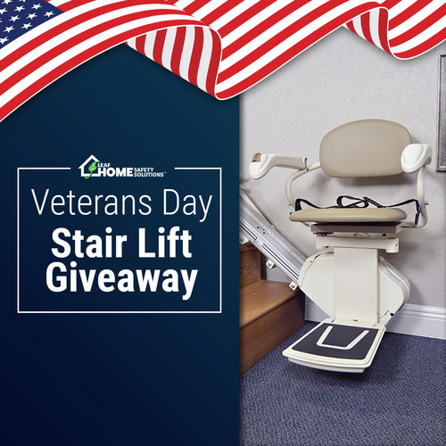 Leaf Home™ to Award a Northeast Ohio Veteran with Stair Lift for