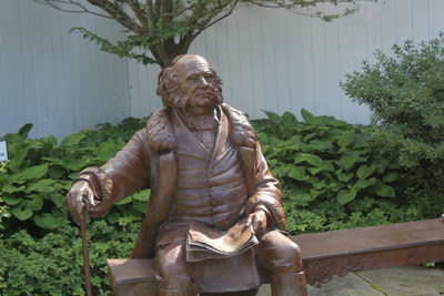Martin Van Buren Statue in Kinderhook, NY.