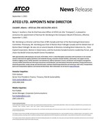 ATCO Ltd. Appoints New Director (CNW Group/ATCO Ltd.)