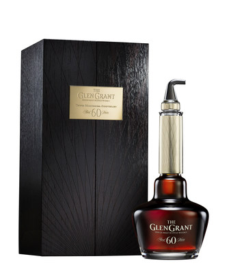 The Glen Grant Dennis Malcolm 60th Anniversary Edition Aged 60 Years is priced at € 25,000.00 and will be available in select retailers in global markets beginning in October, 2021