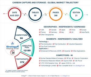 New Study from StrategyR Highlights a $4.9 Billion Global Market for Carbon Capture and Storage by 2026