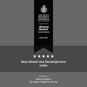 Mana Capitol - A Pioneer from Mana Projects - Bags Another Award For Its Innovative Construction in Bangalore