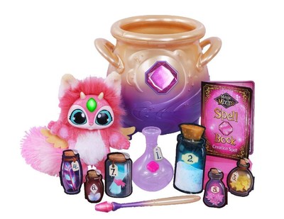 Magic Mixies Magic Cauldron WOWs kids and lets them share their magic skills. It comes with everything to create an interactive Mixie pet. Kids add water, then prompted by the cauldron, add mystical ingredients that foam and bubble to create the Mixie ― sparkle for its eyes, a magic feather for wings. A magical mist reveals the Mixie, sparking kids’ imaginations and encouraging belief in magic. Kids also can make their own potions and recreate the mist with additional play modes.