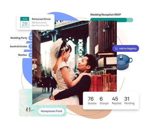Joy offers beautiful wedding websites, intuitive planning tools, and All-in-One wedding registry, giving couples a smarter way to plan their big day.