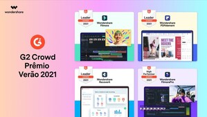 Wondershare Considerada Líder e Desenvolvedor de Alta Tecnologia nos Prémios de Verão do G2 Crowd de 2021