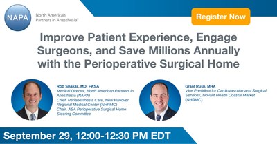 LIVE WEBINAR: Improve Patient Experience, Engage Surgeons, and Save Millions Annually with the Perioperative Surgical Home