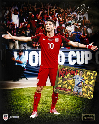 PANINI AMERICA SIGNS U.S. SOCCER SUPERSTAR CHRISTIAN PULISIC TO LONG-TERM EXCLUSIVE FOR AUTOGRAPHS AND MEMORABILIA