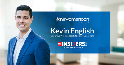 New American Funding's Kevin English Honored as One of Housing's Hidden Heroes
