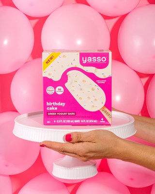 Yasso Birthday Cake Bars