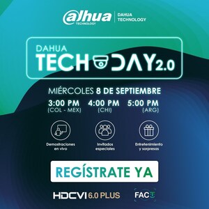 Llega el "Tech-Day 2.0" de Dahua Technology, con la presentación de cámaras con reconocimiento facial aún en personas con mascarilla
