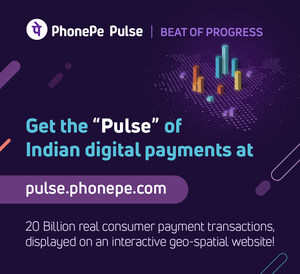 PhonePe launches the "Pulse" of Digital Payments, India's first interactive geospatial website