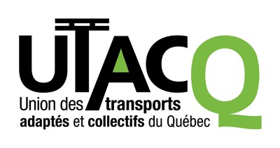 Logo de l'Union des transports adapts et collectifs du Qubec (UTACQ) (Groupe CNW/Union des transports adapts et collectifs du Qubec)