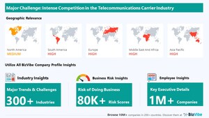 BizVibe Highlights Key Challenges Facing the Telecommunications Carrier Industry | Monitor Business Risk and View Company Insights