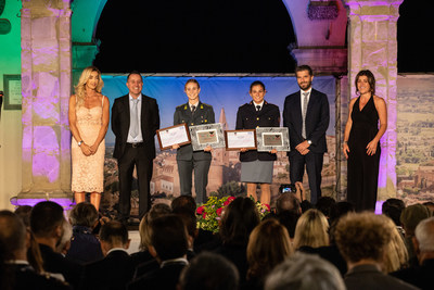 Valentina Rodini and Federica Cesarini, winners of the Special Award ?L?Italia nel cuore? (Italy in the Heart)