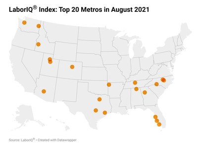 ThinkWhy August 2021 Jobs Report Top 20 Metros