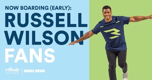 Alaska Airlines celebrates the return of football - brings back early boarding for guests wearing Russell Wilson jersey