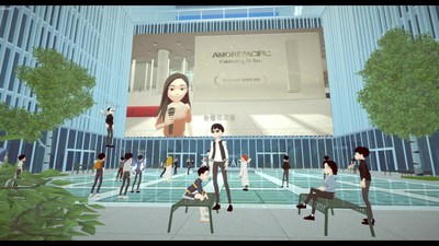 Amorepacific hosted an online ceremony for its 76th anniversary in the metaverse