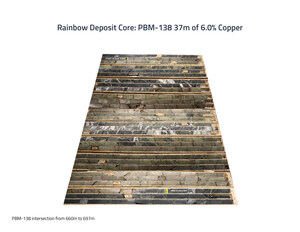 Callinex Intersects 37m of 6% Copper in the Rainbow Deposit located in the Flin Flon Mining District, MB