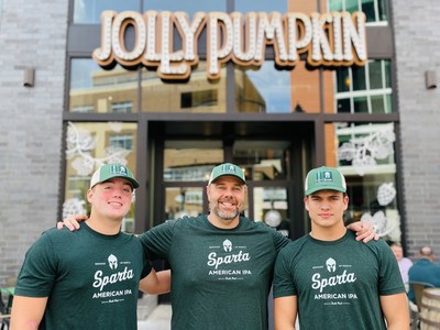 Tony Grant, CEO of Jolly Pumpkin, alumni of Michigan State University and former Offensive Lineman and Long Snapper with current Long Snappers Michael Donovan and Hank Pepper