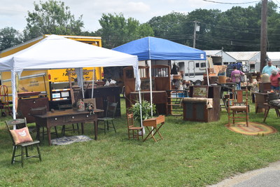 Large selection of antique furniture, pottery and more.