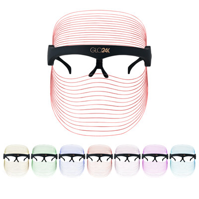 GLO24K 7 Color LED Beauty Device. Anti-Aging 7 Color LED Mask