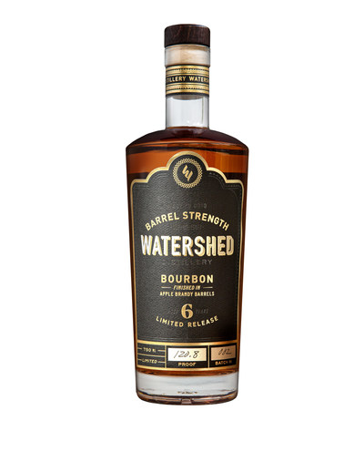 Watershed Distillery® Releases Highly Anticipated Batch 002 of Barrel Strength Bourbon Finished in Apple Brandy Casks