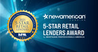 New American Funding Receives 5-Star Retail Lenders Award