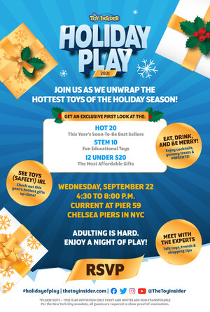The Toy Insider Unwraps Hot Holiday Toys at Annual Holiday of Play Event Wednesday, September 22, 2021 in New York City