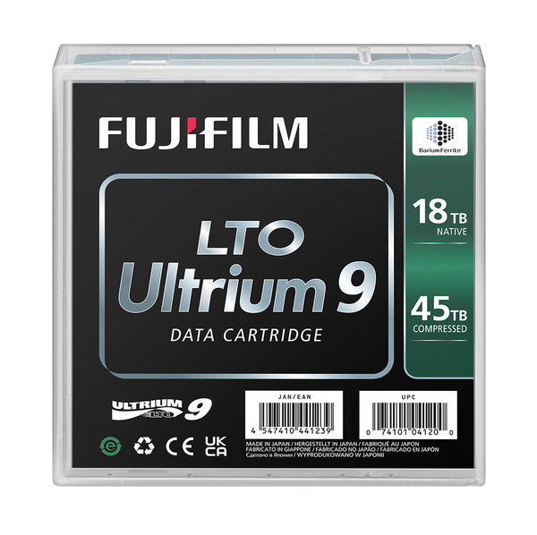 FUJIFILM Launches LTO Ultrium 9 Data Cartridge, increasing capacity and