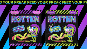 Rotten's Low Sugar, Sickeningly Delicious Gummy Worms Launch With a Bang