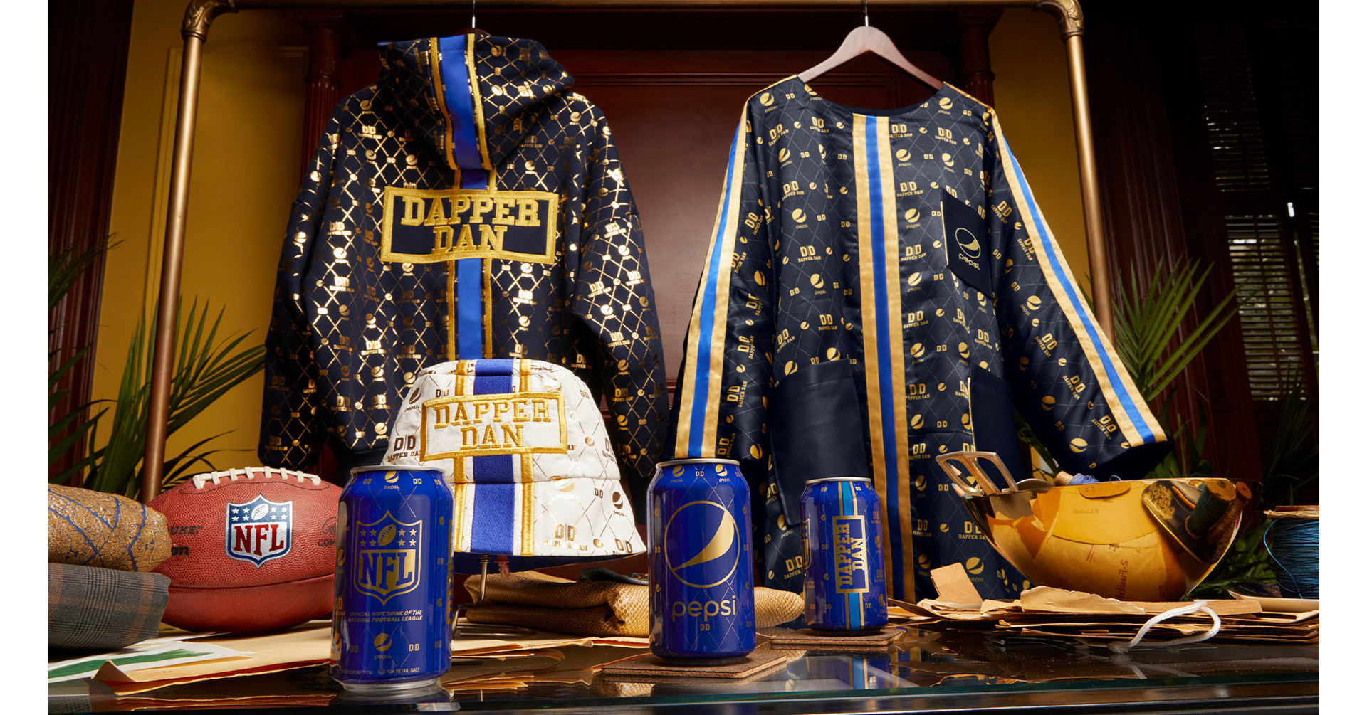Pepsi® and Dapper Dan Unveil Capsule Collection in Celebration of the  Kickoff to NFL Season and New York Fashion Week: The Shows