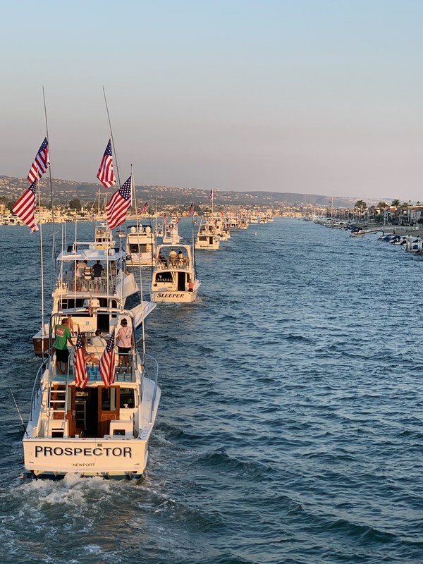 Rousing Newport Harbor Boat Parade Kicks Off 2021 War Heroes on Water