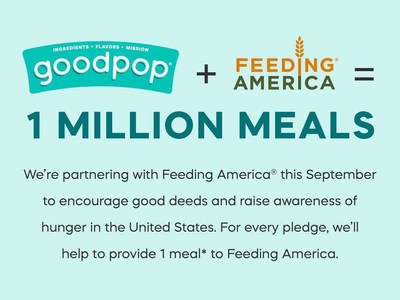 Join the #PledgeGood Challenge hosted by @GoodPop and they will match every pledge with a donation to @FeedingAmerica to fight hunger!