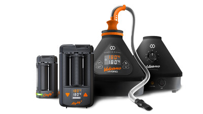 Highly-anticipated STORZ & BICKEL vape line-up includes: enhanced CRAFTY+, first-ever MIGHTY+ and limited-edition VOLCANO ONYX. (CNW Group/Canopy Growth Corporation)