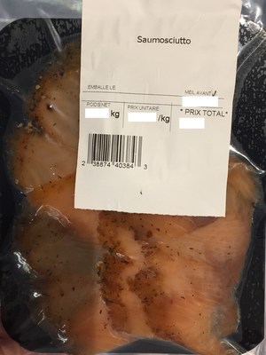 Saumosciutto (Groupe CNW/Ministère de l'Agriculture, des Pêcheries et de l'Alimentation)