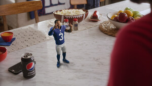 Pepsi® Brings Sterling Shepard Into Fans' Kitchens to Help Prep Game Day Bites "Made for Giants Watching"