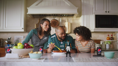Today, Pepsi launched its “Made for Eagles Watching” campaign with digital content featuring a virtual Jalen Hurts helping one family take their pre-game food prep up a notch, just in time for the coin toss.
