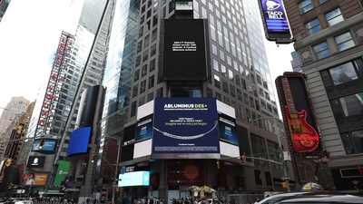 Concept Medical Lights Up NY Times Square to celebrate the enrollment of 1000 patients for ABILITY