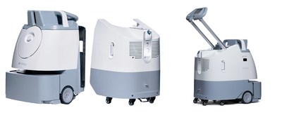 Whiz Gambit, the 2-in-1 AI-powered cleaning and disinfection robotic solution, jointly launched by SoftBank Robotics Group (