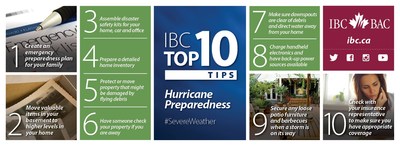 IBC Top 10 Tips (CNW Group/Insurance Bureau of Canada)