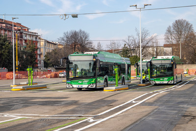 Milan to Power Fleet of 1200 eBuses Not Only with Clean Energy, But Also Green Power Infrastructure (CNW Group/Schneider Electric Canada Inc.)